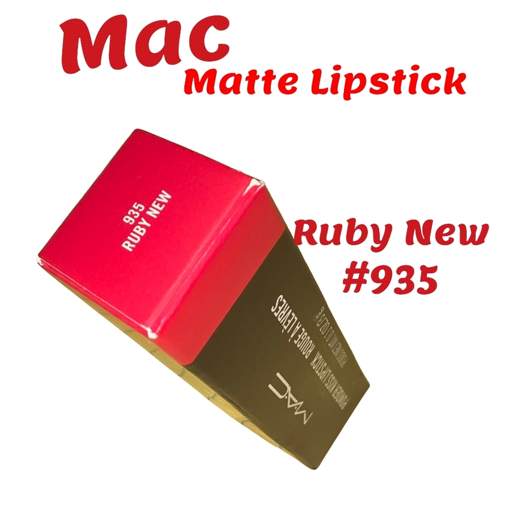 MAC Powder Kiss Lipstick "935 Ruby New" Brand New
